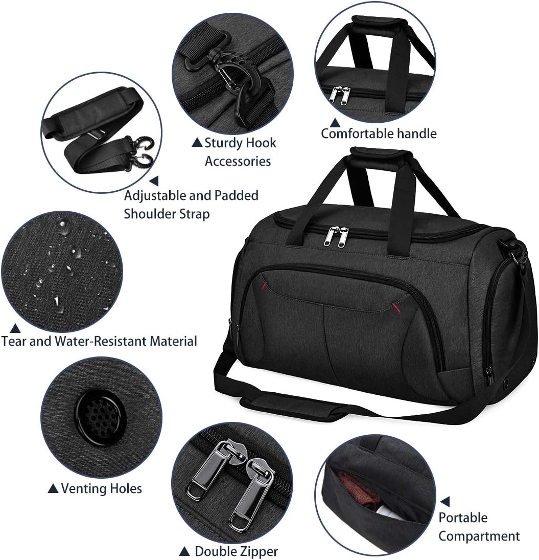 NUBILY - Sport Gym Duffle Bag 40l