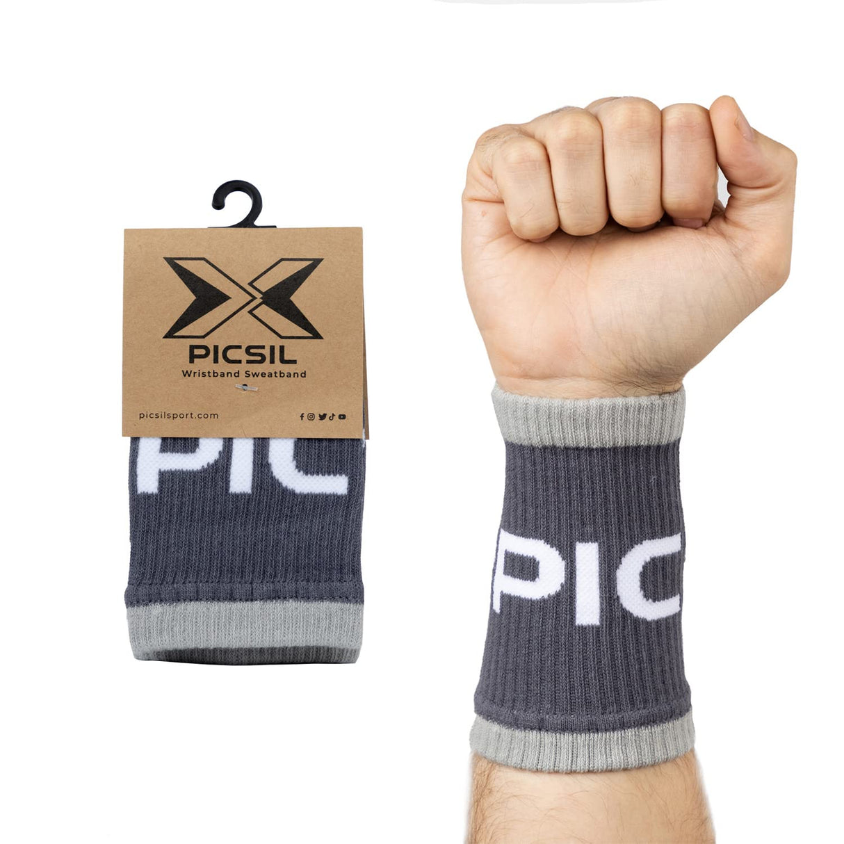 Picsil - Cotton Wrist Sweatbands