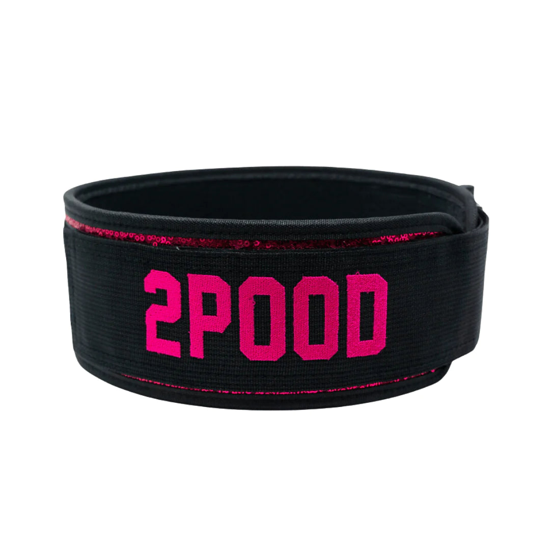 2Pood - Bombshell (sparkle) 4" Weightlifting Belt