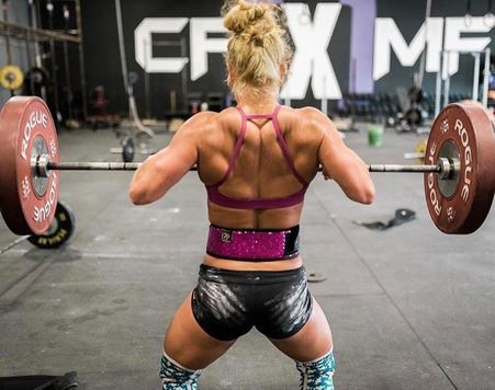 2Pood - Bombshell (sparkle) 4" Weightlifting Belt