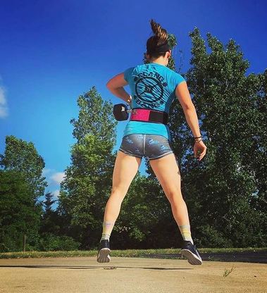 2Pood - Bombshell (sparkle) 4" Weightlifting Belt