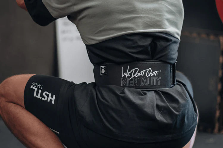 2Pood - We Don't Quit 4" weightlifting Belt