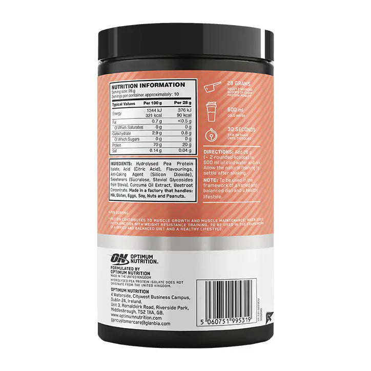 Optimum Nutrition - Clear Plant Protein Isolate 280g