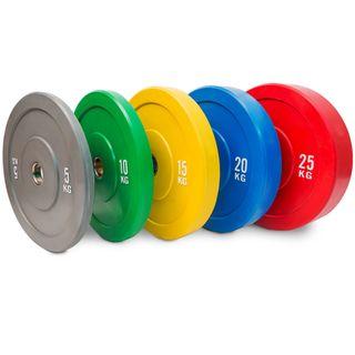Coloured Bumper Plates - SOLD IN PAIRS